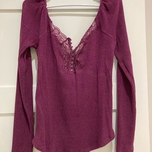 Free people long sleeved top